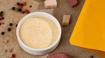 Основа баношу зі смажениною SubliMate Кукурудзяна крупа як основний складник баношу SubliMate