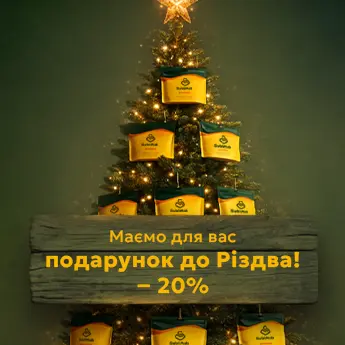 Святкова ялинка з брендованими подарунками та різдвяною знижкою 20%